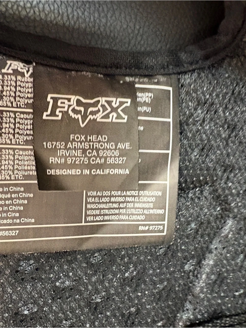 Fox Youth Chest and Shoulder Armor Vest Protector